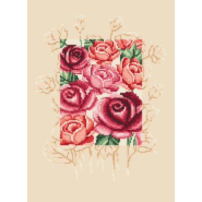 8437 Titokzatos rózsák 31x42 cm