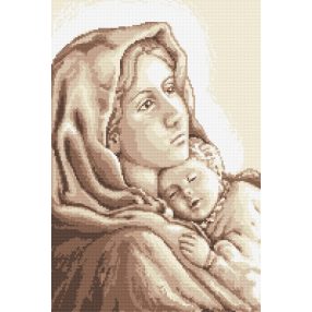 8250 Madonna with child 30x45 cm