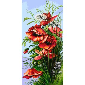 7109 Virágok a mezőn 30x61 cm