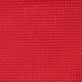 968-06 Red aida fabric 14ct 100cm x 160cm