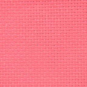 968-10 Pink aida fabric 14ct 100cm x 160cm