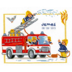 PN-0145601  Fire engine 29x24 cm