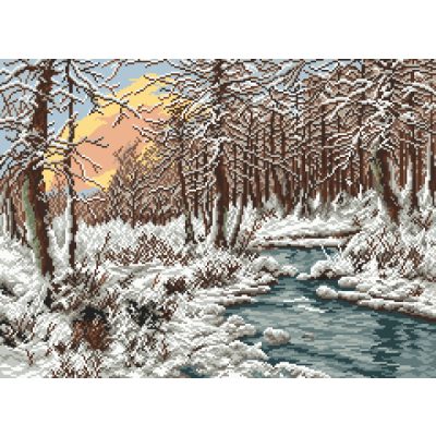 8065 Téli folyó 40x55 cm (kifutott)