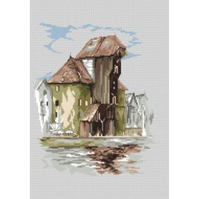 33182 Gdansk crane 30x43 cm