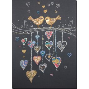 AB872 Birds in love 28,5x40 cm