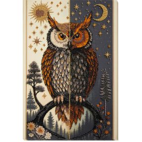 AB960 The oracle between day and night 26x40 cm