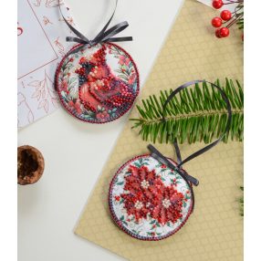 ABT035 Red cardinal 13,2x6,6 cm