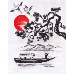 AH103 In the rays of the sunset 20x25 cm