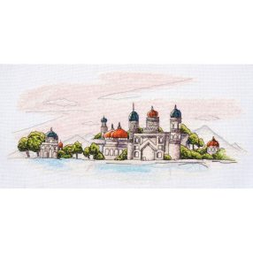 AH110 Colorful domes 38x18 cm