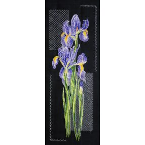 AH151 Japanese irises 16x43 cm