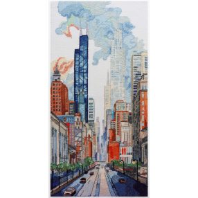 AH219 Big city life 25x50 cm