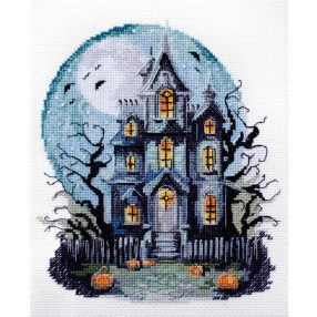 AH277 Haunted House 17x20 cm