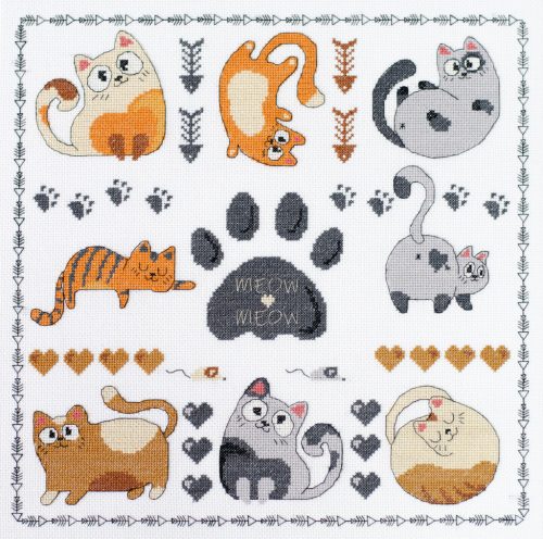 AH281 Meow-meow 35x35 cm