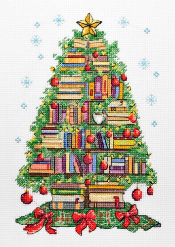 AH315 Reader's Christmas tree 14x22 cm