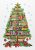 AH315 Reader's Christmas tree 14x22 cm