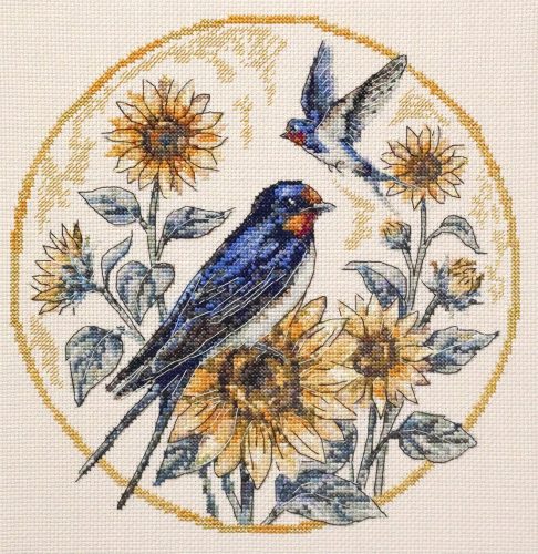 AH317 The melody of swallows 24x24 cm