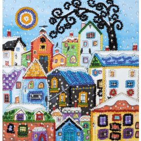 AM146 Bright houses 15x15 cm