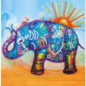 AM149 Neon elephant 15x15 cm