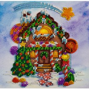 AM174 Gingerbread house 15x15 cm