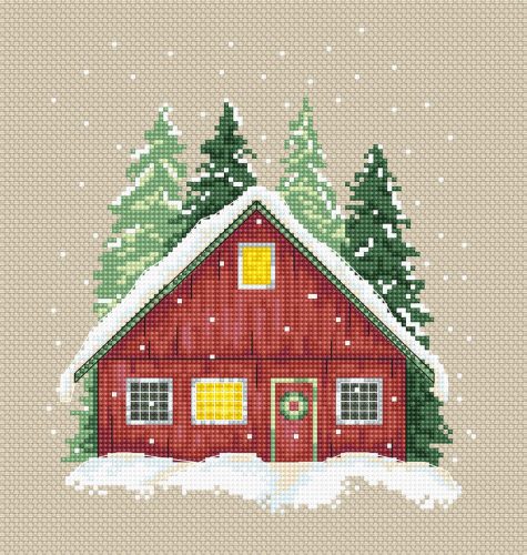 AVA-P004 Red House 14,6x16,5 cm