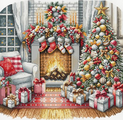 AVA-P021 Christmas Eve 31,5x30,6 cm