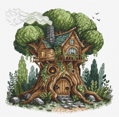 AVA-P023 Tree House 20,8x20,1 cm