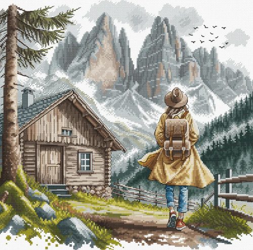AVA-P033 Under the Mountain Sky 31,7x31,2 cm