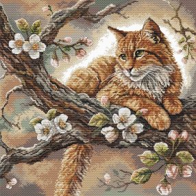 AVA-P059 The Cat on the Apple Tree 31,75x31,75 cm