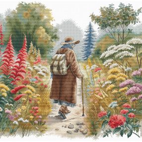 AVA-P107 Virágos sétány 38x37,3 cm