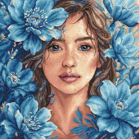 AVA-P125 Kék pillantás 26,9x26,9 cm