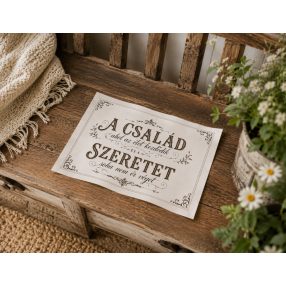 A család ahol az élet kezdődik - 24,5x34,5 cm tekercs 