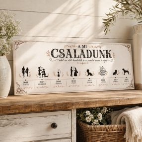 A mi történetünk - régies hatás - vászonkép