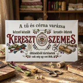 A tű és cérna varázsa - keresztszemes
