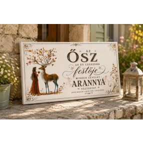 Az ősz az év legszebb festője - vászonkép