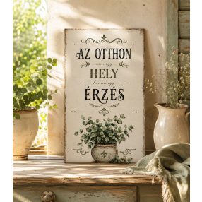 Az otthon nem egy hely hanem egy érzés - vászonkép