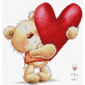 B1422 Nagy szív 18x19 cm