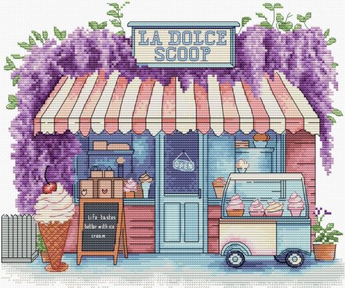 B1428 Jégkrém 24x20 cm