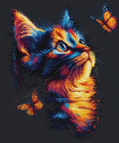 B1432 The Charm of Butterflies 25x30 cm