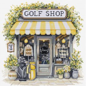 B1438 Golf Shop 24x25 cm