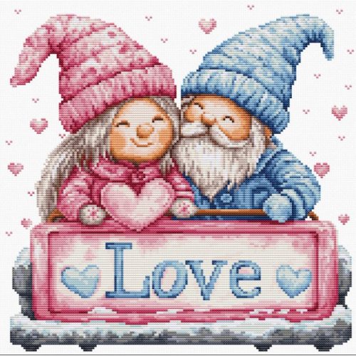 B1443 Winter love 25x25 cm