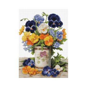 B7035 Árvácska csokor 23x30 cm