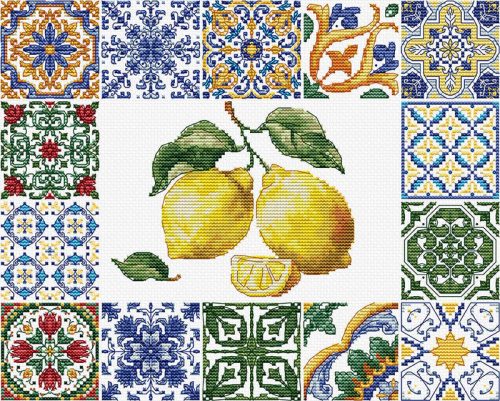 B7049 Lemon Essence of the Mediterranean 15x20 cm