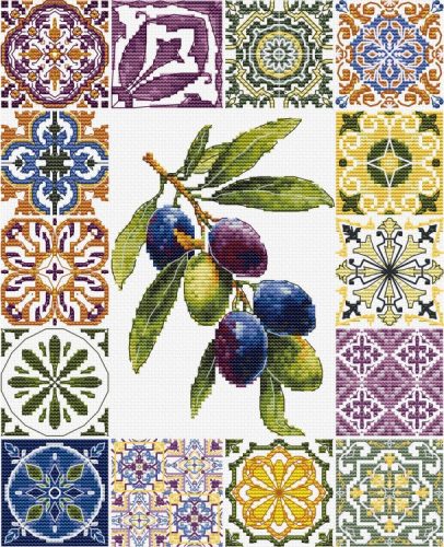 B7050 Olive Palette of the Mediterranean 20x25 cm