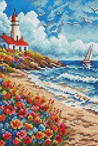 BC8102 Virágzó part 14,5x22 cm