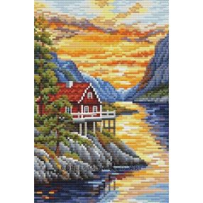 BC8103 Tóparti házikó 14,5x22 cm