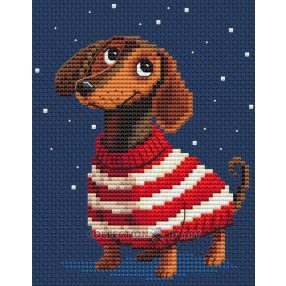 BC8125 Csíkos pulcsis kalandor 10x12,5 cm