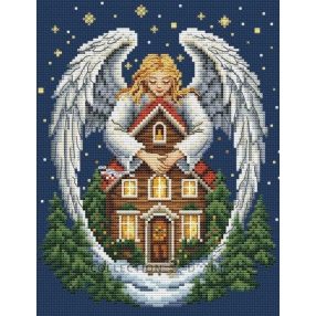 BC8140 Karácsonyi őrangyal 17x21 cm