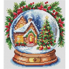 BC8141 Házikó a hógömbben 14,5x16 cm