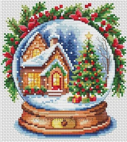 BC8141 Házikó a hógömbben 14,5x16 cm