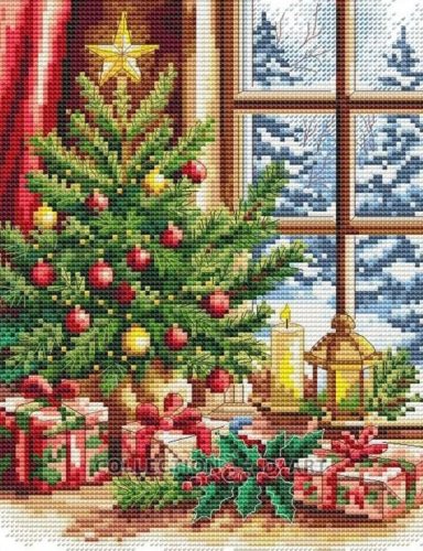 BC8142 Karácsonyfa 17x22 cm